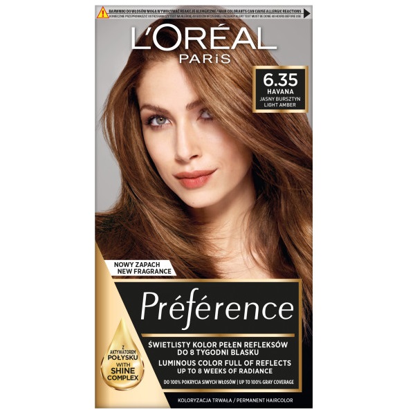 L'Oreal Paris Preference farba do włosów 6.35 Havana