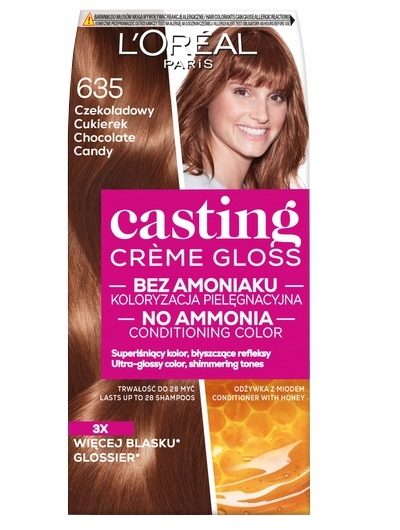 L'Oreal Paris Casting Creme Gloss farba do włosów 635 Czekoladowy Cukierek