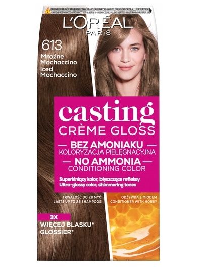 L'Oreal Paris Casting Creme Gloss farba do włosów 613 Mroźne Mochaccino