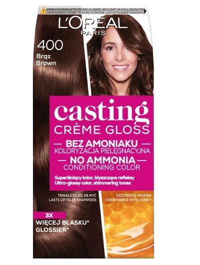 L'Oreal Paris Casting Creme Gloss farba do włosów 400 Brąz