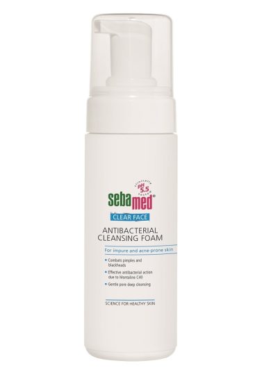 Sebamed Antibacterial Cleansing Foam oczyszczająca pianka do twarzy 150ml