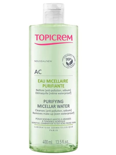 Topicrem AC Purifying Micellar Water oczyszczająca woda micelarna 400ml