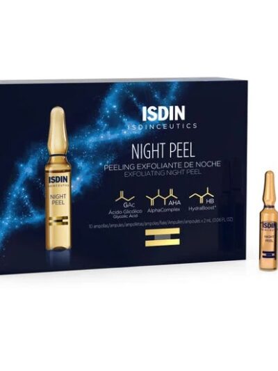 Isdinceutics Night Peel złuszczające serum w ampułkach do twarzy na noc 30x2ml