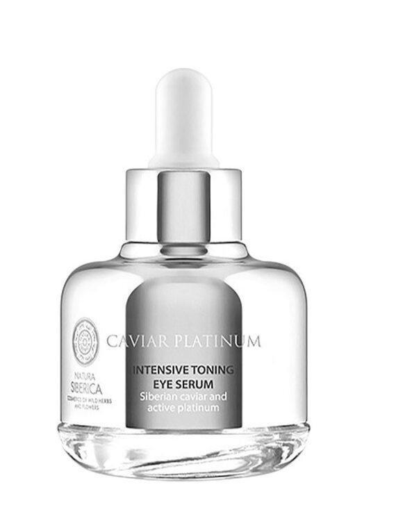 Natura Siberica Caviar Platinum intensywnie tonizujące serum na okolice oczu z kawiorem i platyną 30ml