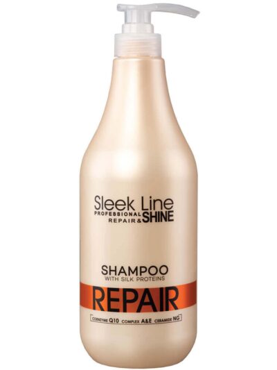 Stapiz Sleek Line Repair Shampoo szampon z jedwabiem do włosów zniszczonych 1000ml