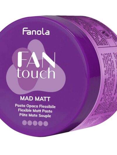 Fanola FanTouch Mad Matt elastyczna matowa pasta do włosów 100ml
