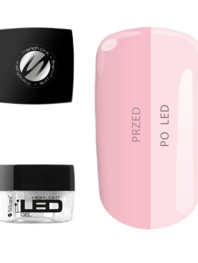 Silcare High Light Led Gel średniogęsty jednofazowy żel do paznokci French Pink 15g
