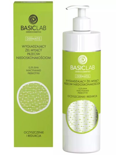 BasicLab Dermatis wygładzający żel myjący przeciw niedoskonałościom z 0.5% BHA 300ml