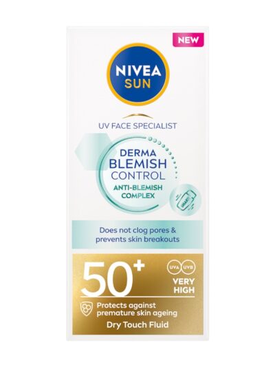 Nivea Sun Derma Blemish Control fluid do twarzy SPF50+ 40ml