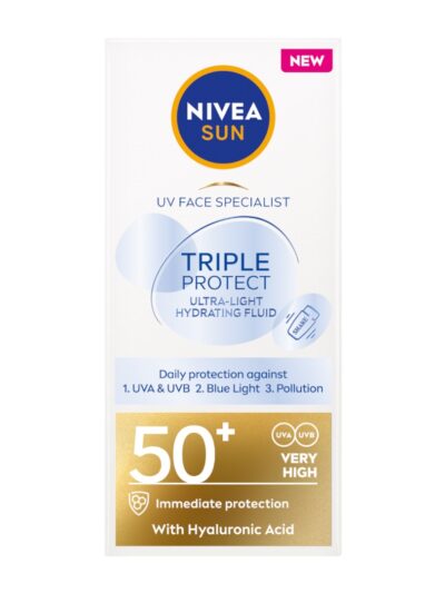 Nivea Sun Triple Protect fluid do twarzy SPF50+ 40ml