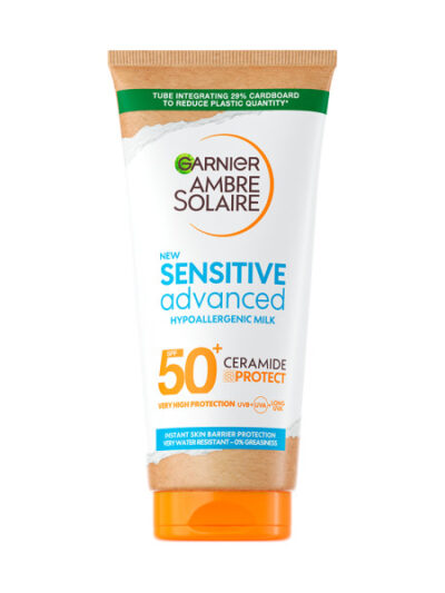 Garnier Ambre Solaire Sensitive Advanced hipoalergiczne mleczko ochronne do ciała SPF50+ 175ml
