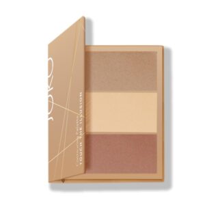 Joko Touch The Illusion Contouring Palette paletka do konturowania twarzy 3w1 02 Cocoa 3×3.5g