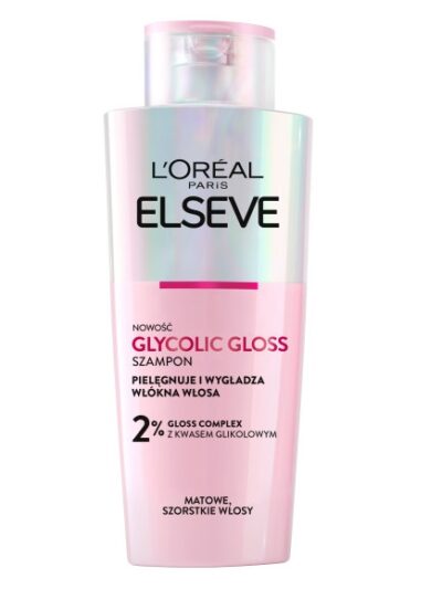L'Oreal Paris Elseve Glycolic Gloss szampon do włosów szorstkich i matowych 200ml