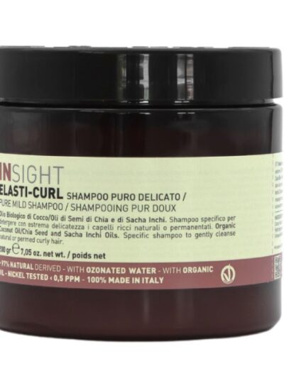 INSIGHT Elasti-Curl delikatny szampon do włosów kręconych 200g
