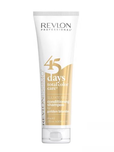 Revlon Professional Revlonissimo 45 Days Conditioning Shampoo szampon i odżywka podtrzymująca kolor Golden Blondes 275ml