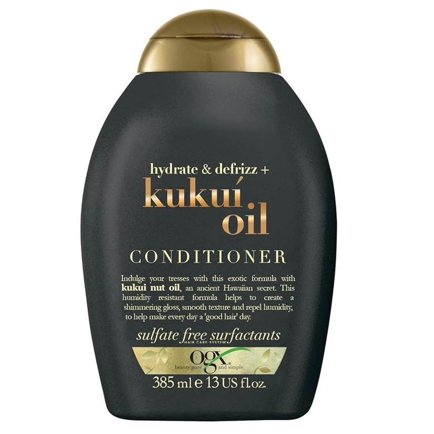 OGX OGX Hydrate & Defrizz + Kukui Oil Conditioner odżywka nawilżająca z olejkiem z orzechów kukui 385ml