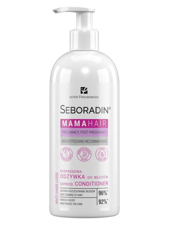 SEBORADIN Mama Hair ekspresowa odżywka do włosów dla kobiet w ciąży i w okresie okołoporodowym 400ml