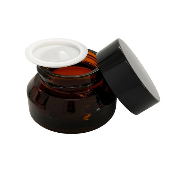 Szklany słoik kosmetyczny z plastikową nakrętką 15 ml