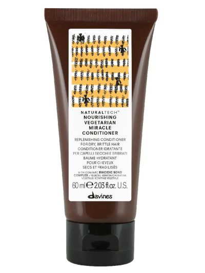 Davines Naturaltech Nourishing Vegetarian Miracle Conditioner nawilżająca odżywka do włosów suchych i zniszczonych 60ml