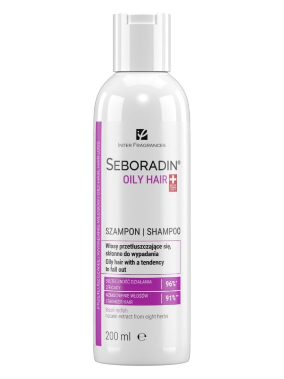 SEBORADIN Oily Hair szampon do włosów przetłuszczających się i skłonnych do wypadania 200ml