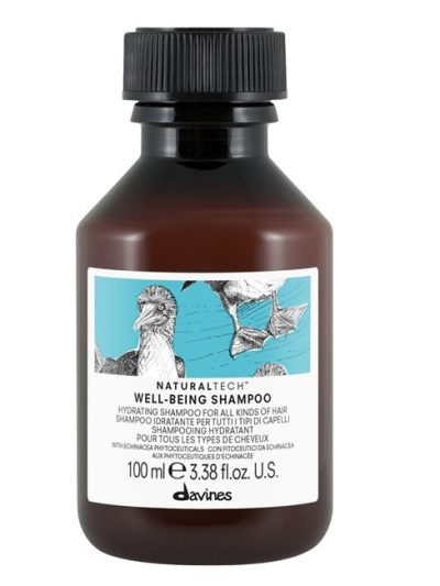 Davines Naturaltech Wellbeing Shampoo nawilżający szampon do włosów 100ml