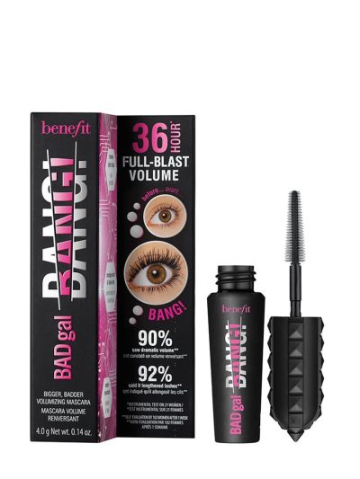 Benefit BadGal Bang! Volumizing Mascara mini pogrubiający tusz do rzęs Black 4g