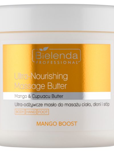 Bielenda Professional Mango Boost ultra-odżywcze masło do masażu ciała dłoni i stóp 500ml