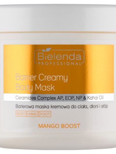 Bielenda Professional Mango Boost barierowa maska kremowa do ciała dłoni i stóp 600g