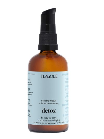 Flagolie Detox mleczko myjące z ziemią okrzemkową 100ml