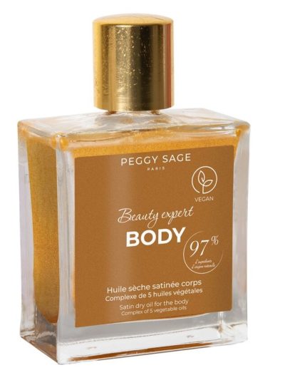 Peggy Sage Beauty Expert Body aksamitny olejek do ciała z brokatem 50ml