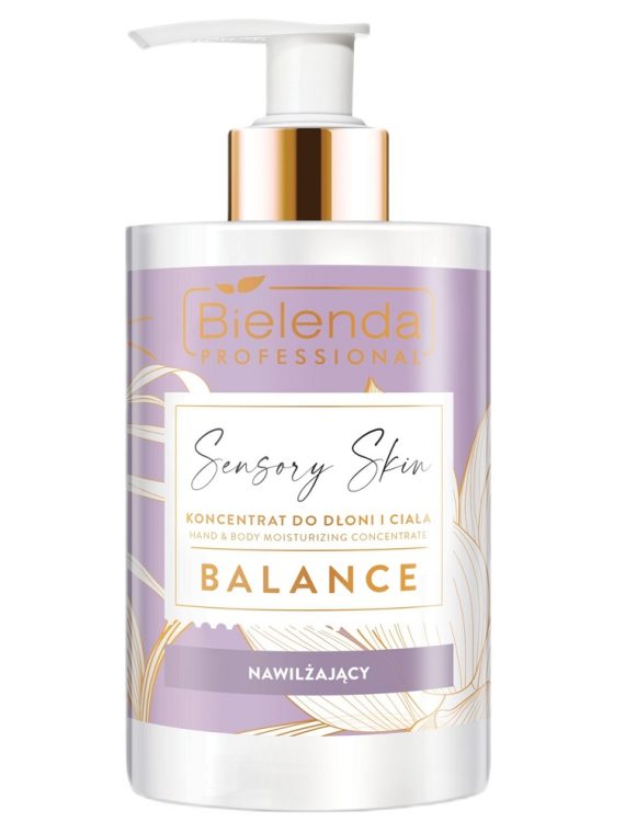 Bielenda Professional Sensory Skin nawilżający koncentrat do dłoni i ciała Balance 300ml