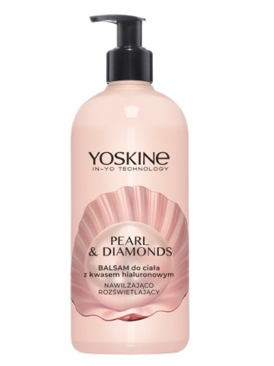 Yoskine Pearl & Diamonds balsam do ciała z kwasem hialuronowym 400ml