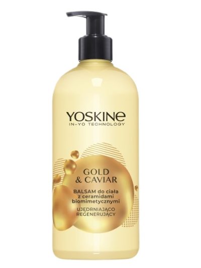 Yoskine Gold & Caviar balsam do ciała z ceramidami biomimetycznymi 400ml