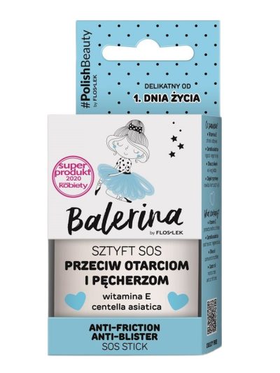 Floslek Balerina sztyft SOS przeciw otarciom i pęcherzom 20g