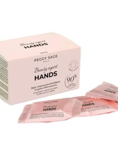 Peggy Sage Beauty Expert Hands zmiękczające tabletki do kąpieli przed manicure 10szt.