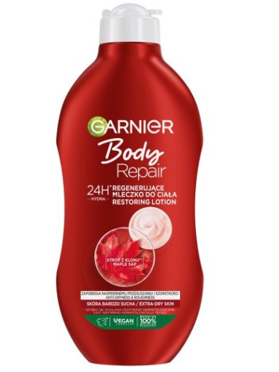 Garnier Body Intensywna Pielęgnacja regenerujące mleczko do ciała 400ml