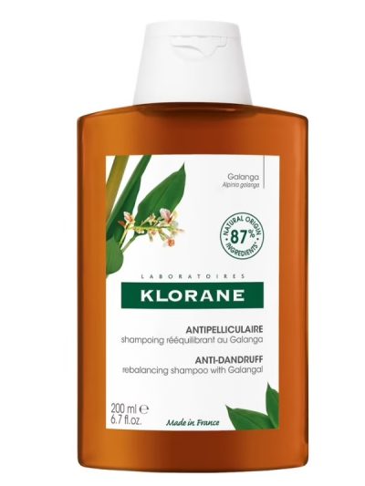 Klorane Anti-Dandruff Rebalancing Shampoo szampon przywracający równowagę z galangalem 200ml