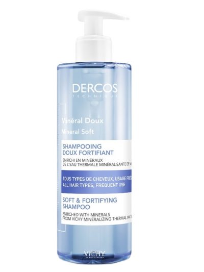 Vichy Dercos Mineral łagodny szampon wzmacniający do włosów 400ml
