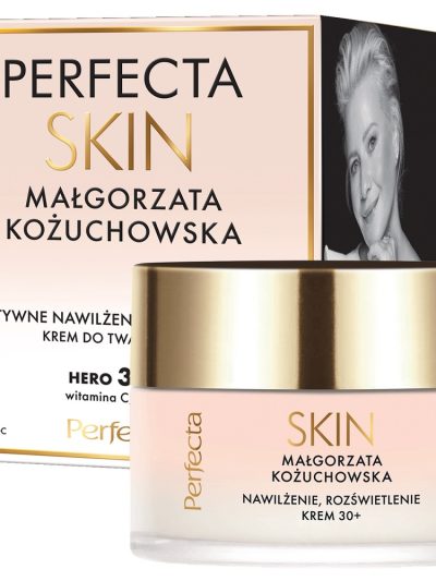 Perfecta Skin Małgorzata Kożuchowska nawilżająco-rozświetlający krem na dzień i na noc 30+ 50ml