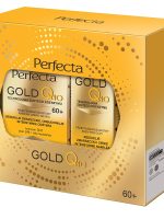 Perfecta Gold Q10 zestaw krem przeciwzmarszczkowy 60+ 50ml + przeciwzmarszczkowy krem pod oczy 15ml