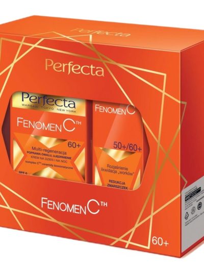 Perfecta Fenomen C 60+ zestaw krem na dzień i na noc 50ml + krem pod oczy i na powieki 15ml