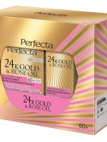 Perfecta 24K Gold & Rose Oil zestaw krem do twarzy 60+ 50ml + krem pod oczy 15ml