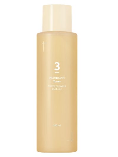 Numbuzin No.3 Super Glowing Essence Toner rozświetlający tonik-esencja do twarzy 200ml