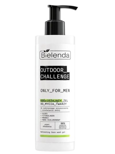 Bielenda Only For Men Outdoor Challenge odświeżający żel do mycia twarzy 190ml