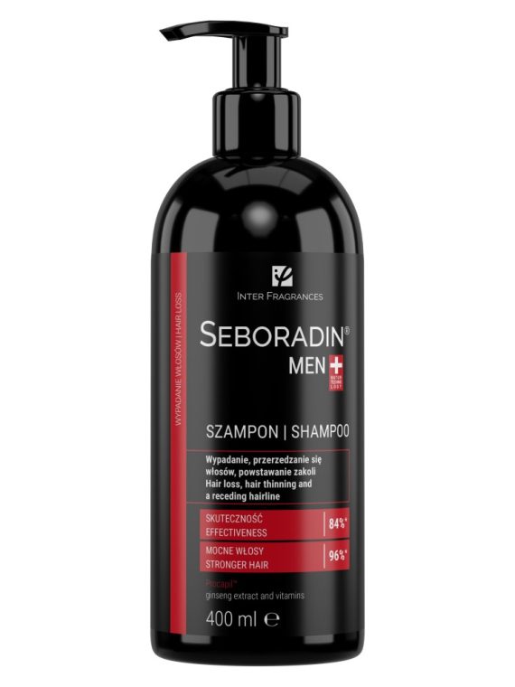 SEBORADIN Men szampon przeciw wypadaniu włosów dla mężczyzn 400ml