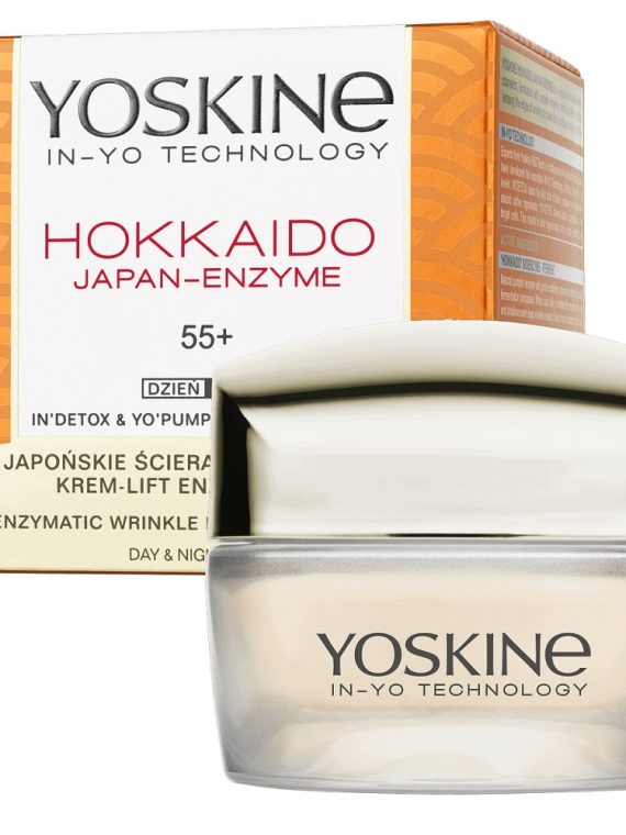 Yoskine Hokkaido Japan-Enzyme przeciwzmarszczkowy krem do twarzy 55+ 50ml