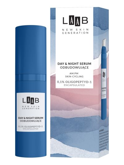 LAAB AM:PM day&night serum odbudowujące 0.1% oligopeptyd-1 (EGF) encapsulated 30ml