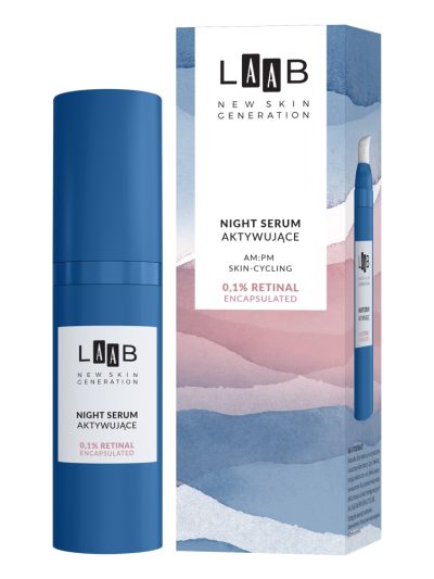 LAAB AM:PM night serum aktywujące 0.1% retinal encapsulated 30ml