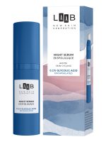 LAAB AM:PM night serum eksfoliujące 0.1% glycolic acid encapsulated 30ml