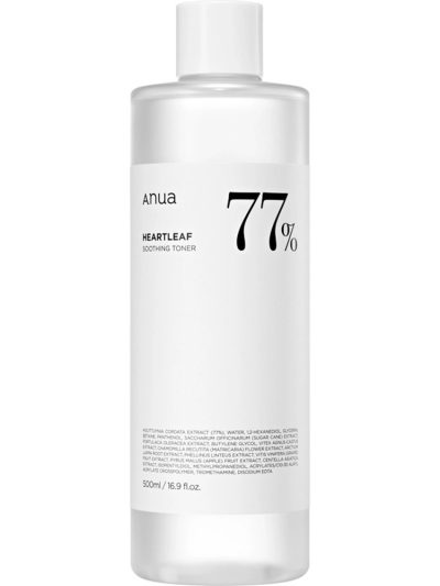 Anua Heartleaf 77% Soothing Toner łagodzący tonik do twarzy 500ml